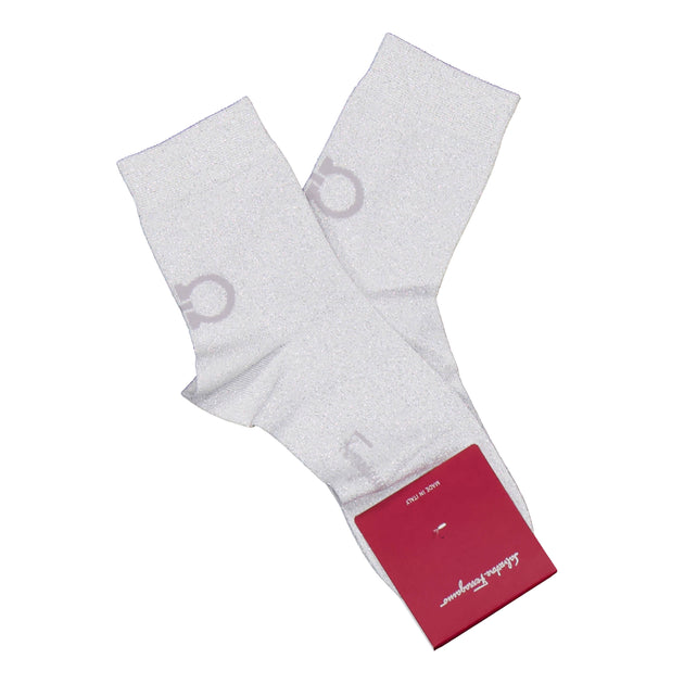 Salvatore Ferragamo Ferragamo Gancini Socken Grau 3