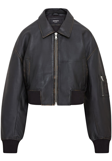 Infinity Over Bomber Jacket Black XXL 2