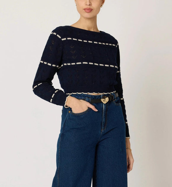 Cleobella Estrella Sweater Blue XS 2
