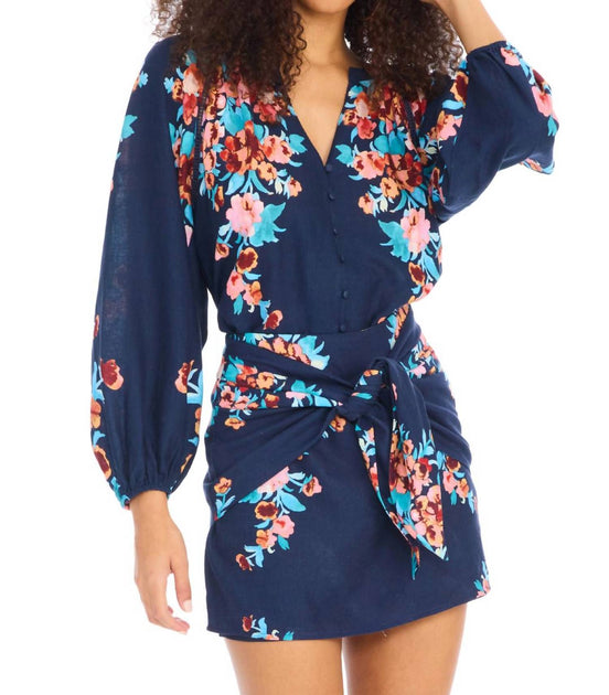 Allison New York Briella Blouse Blue Large 2