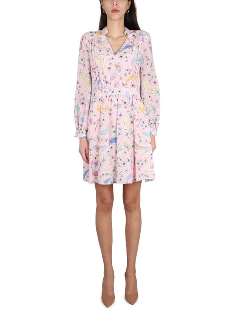 【関税&送料込】Boutique Moschino Heels And Flowers Dress Boutique Moschino Heels And Flowers Dress | ShopSimon