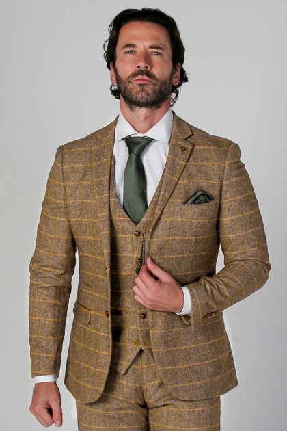 Paul Andrew Harris Tweed Blazer Brown US 50 2