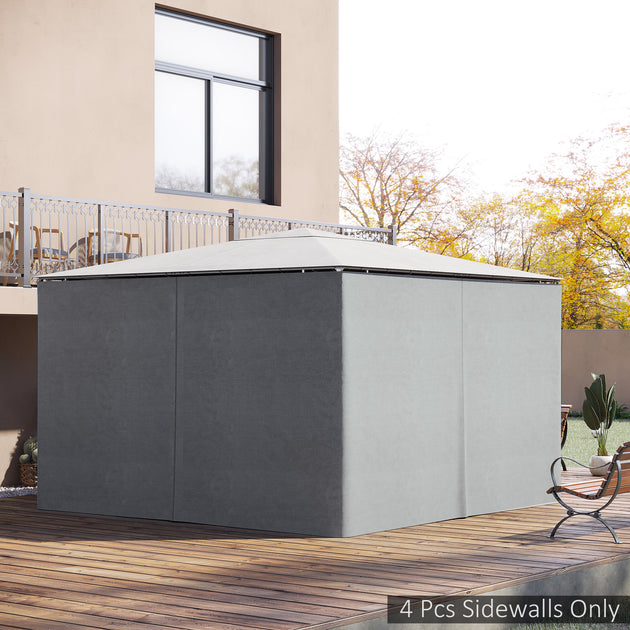 Hivvago Gazebo Replacement Walls Beige 4