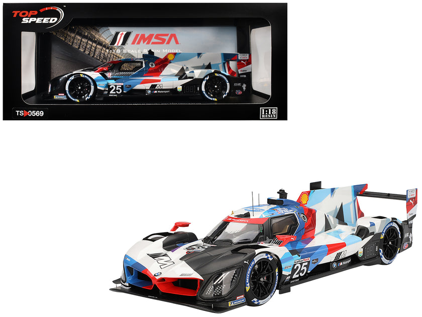Top Speed BMW M Hybrid V8 GTP #25 2024 Weiß 1/18 2