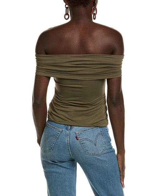 Bardot Martina Top Brown US 2 3