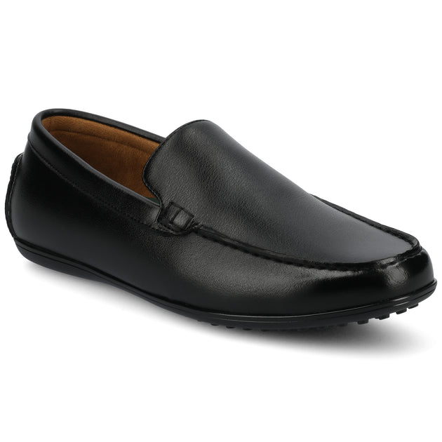Vance Co. Sergio Slip-on Venetian Driving Loafer Black US 13 2