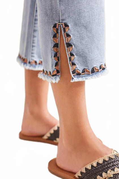 TRIBAL Cropped Jean Light Blue US 6 4