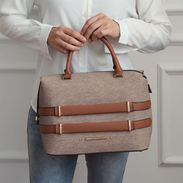 MKF Collection Leila Tote Bag Grey Large 4
