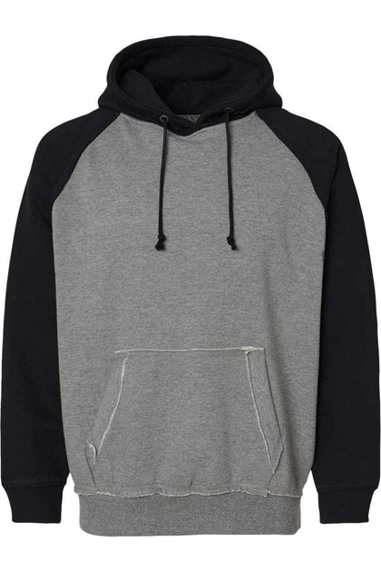 J. America Vintage Heather Hooded Sweatshirt Multi XX-Large 2