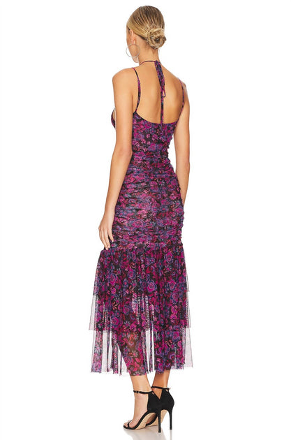 Misa Los Angeles Nicola Dress Pink Medium 4