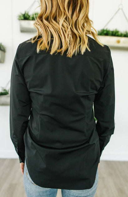 Lysse Brinkley Shirt Black Small 3