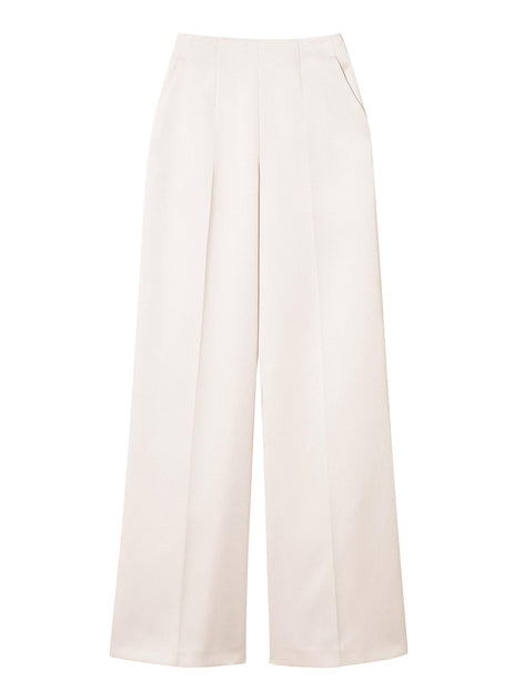Twin-Set Palazzo-Hose mit weitem Bein Weiß EU 42 2