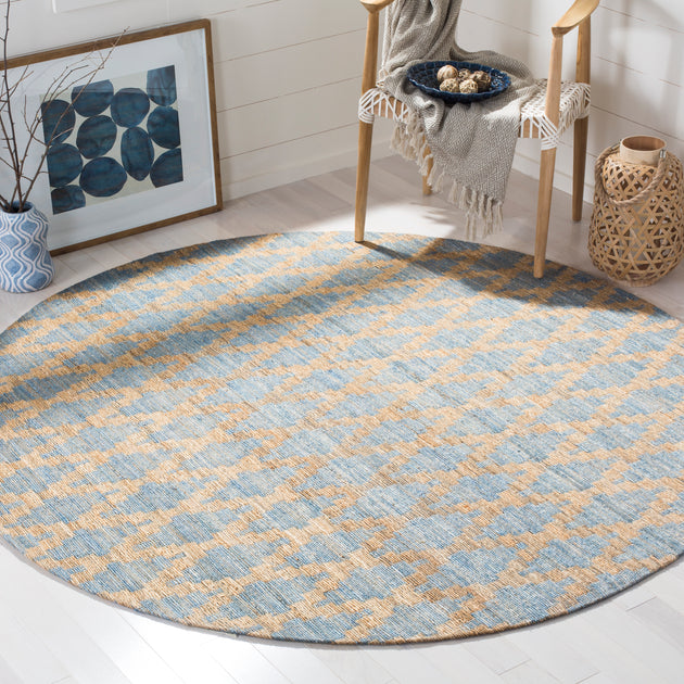 Safavieh Cape Cod CAP413 Area Rug Light Blue/Gold 3