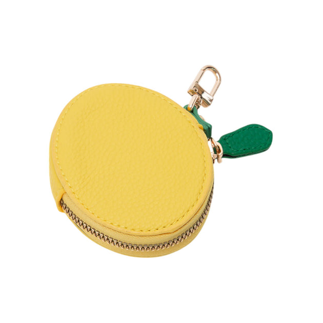 FASHNZFAB Lemon Coin Purse Yellow 3
