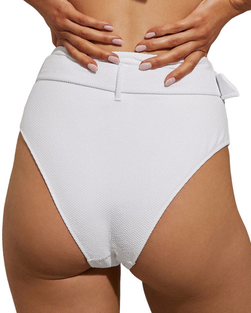 Reiss Danielle Swimwear Bottom White UK 12 3