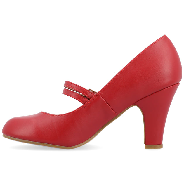 Journee Collection Windy Pumps Red US 11 3