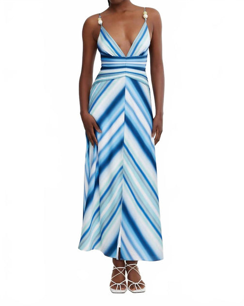 SIGNIFICANT OTHER Harriet Maxikleid Blau US 6 2