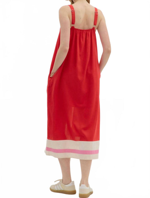 entro Porch Swing Color-Block Dress Pink Small 4
