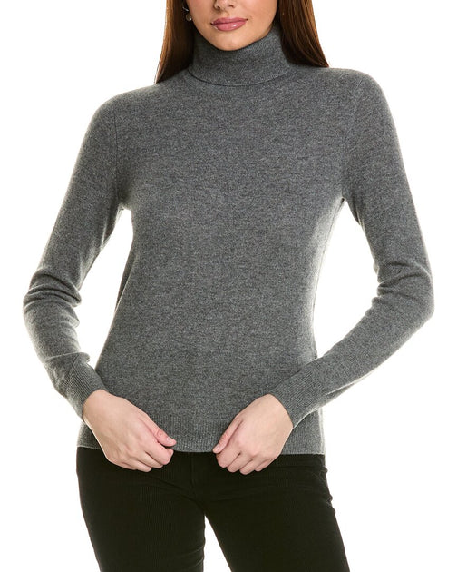 Amicale Cashmere Basic Turtleneck Cashmere Sweater ShopSimon