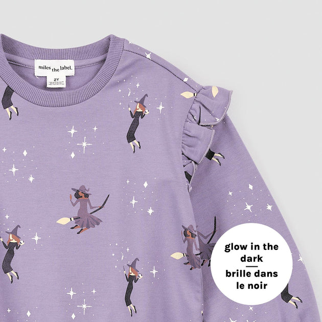 Miles the Label Witches Sweatshirt Purple US 6X 3