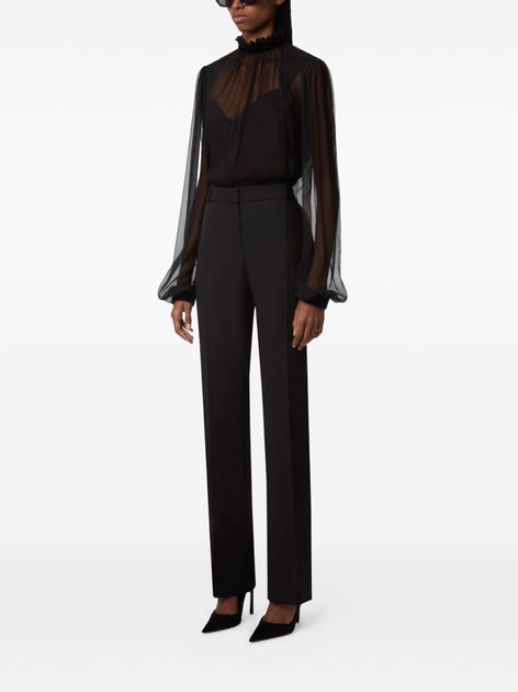 Nina Ricci High Neck Top Black EU 44 4