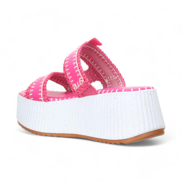 Rio Women's Gillie Slide Sandals Pink US 10 4