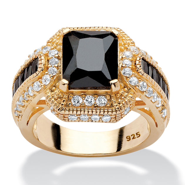 Palm 5.81 TCW Cubic Zirconia Ring Black US 10 2