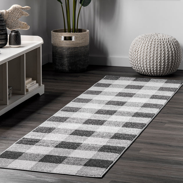 nuLOOM Aisha Area Rug Black/White 2