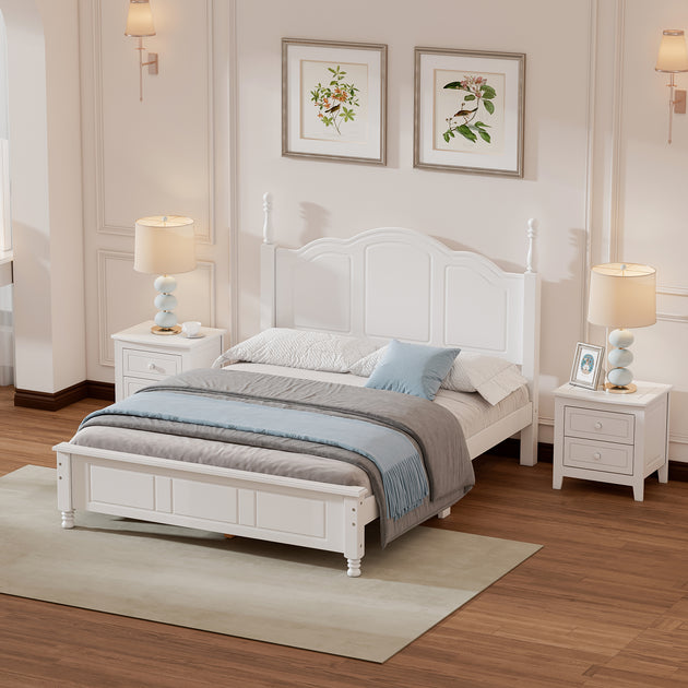 Streamdale 3-teiliges Schlafzimmer-Set Weiß 6