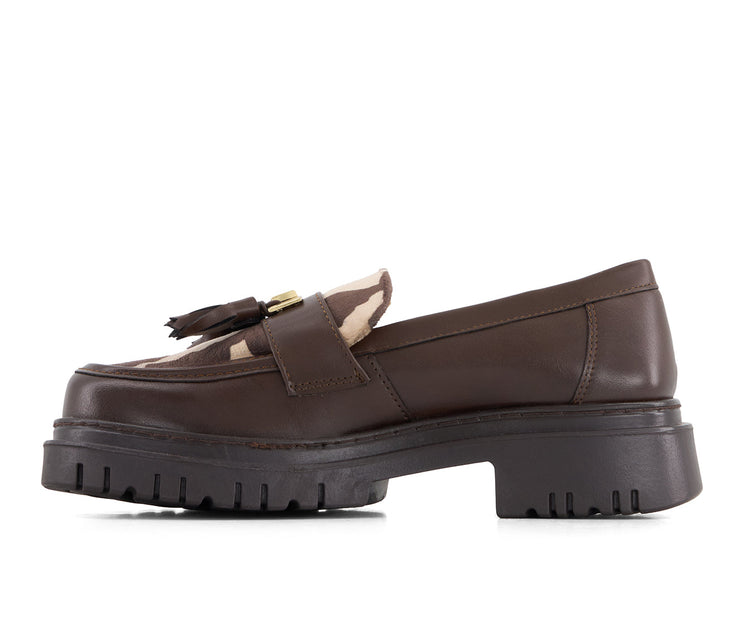 Andrea 76433 Women's Penny Loafers Brown US 7 3