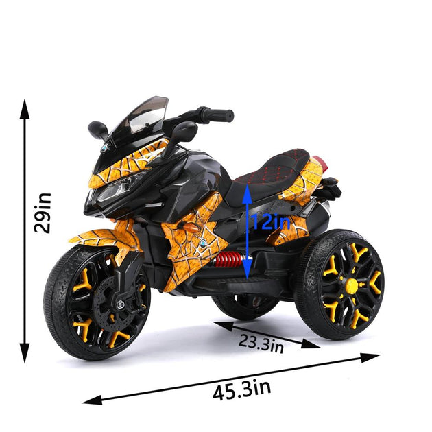 BreeBe Kids Motorcycle Ride-On Toy Pink 7