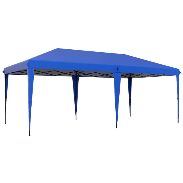 Hivvago 10x19.2 Portable Party Canopy Shelter Blue 3