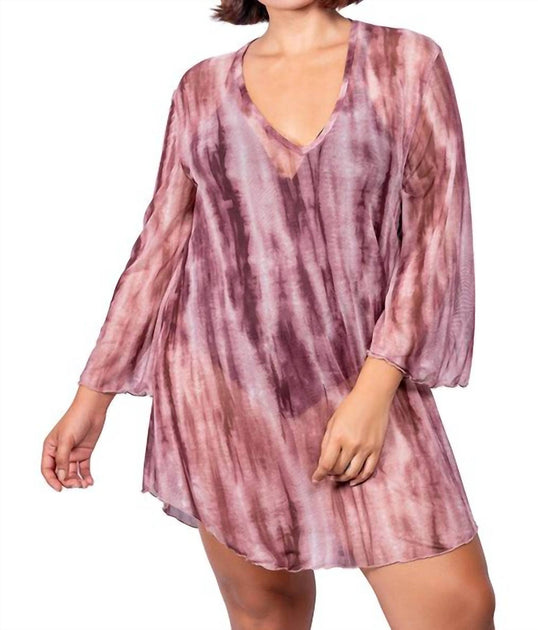 Jordan Taylor V-Neck Tunic Pink Large 2
