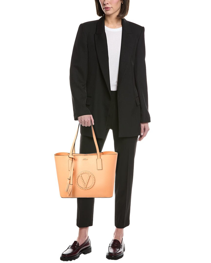 Valentino by Mario Valentino Soho Rock Leather Tote | ShopSimon