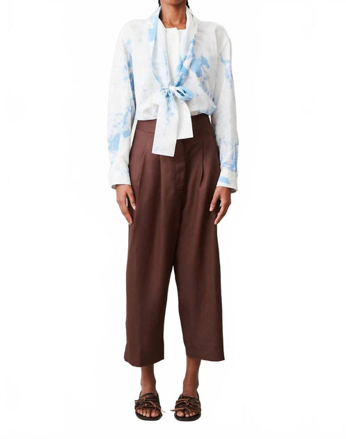 Caron Callahan Candice Shirt Blue Medium 4