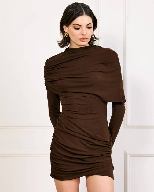 line and dot Lior Robe Mini Drapée 2