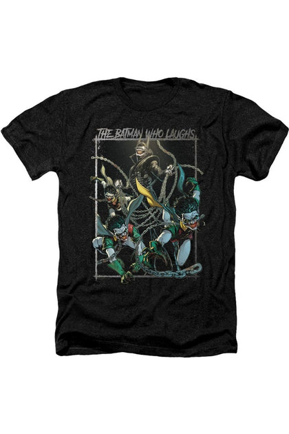 Gildan Batman Who Laughs Heather T-Shirt Black Medium 2