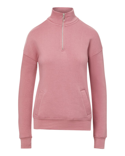 MV Sport Women's Cloud Fleece Quarter-Zip Sweatshirt Multi Small 2