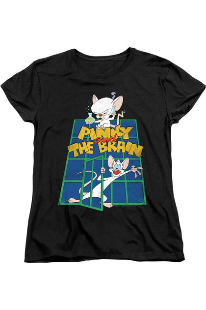 Gildan Pinky And The Brain Ol Standard Short Sleeve Tee Black Small 2