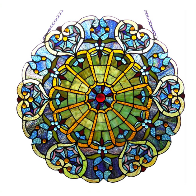 ChloeLighting WILLA Window Panel Multicolor 23 inch 2