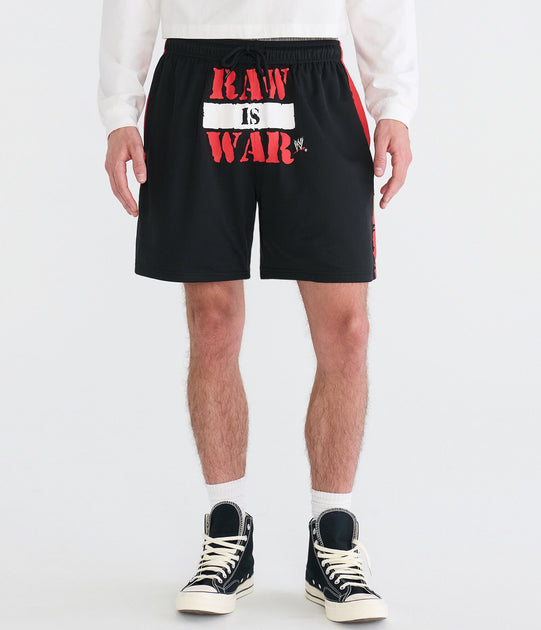 Aeropostale WWE Raw Is War Mesh Shorts Multi Large 2