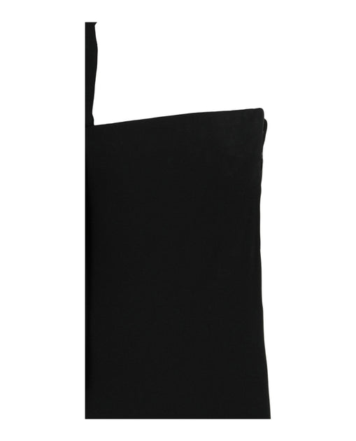 Ferragamo One-Shoulder Midi Dress Black EU 40 4