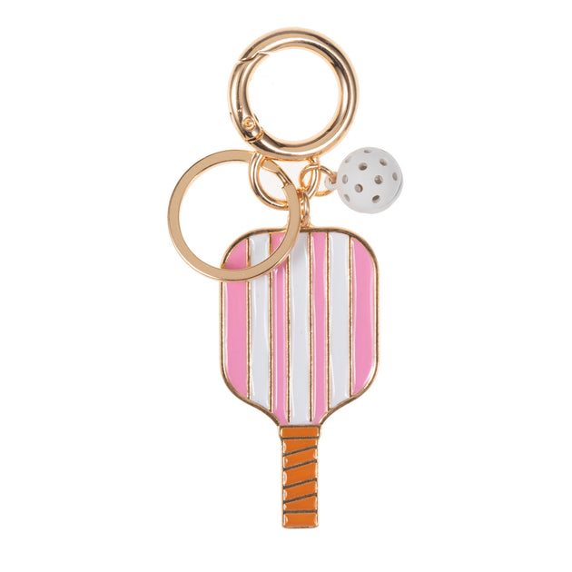 FASHNZFAB Pickleball Paddle Keychain Bag Charm Blue 3