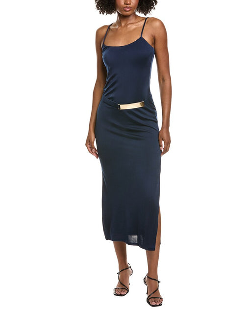 Ramy Brook Shania Maxi Dress Blue Large 2