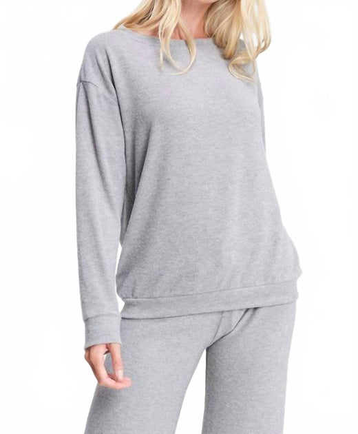 Phil Love Solid Loungewear Set Grey Medium 3