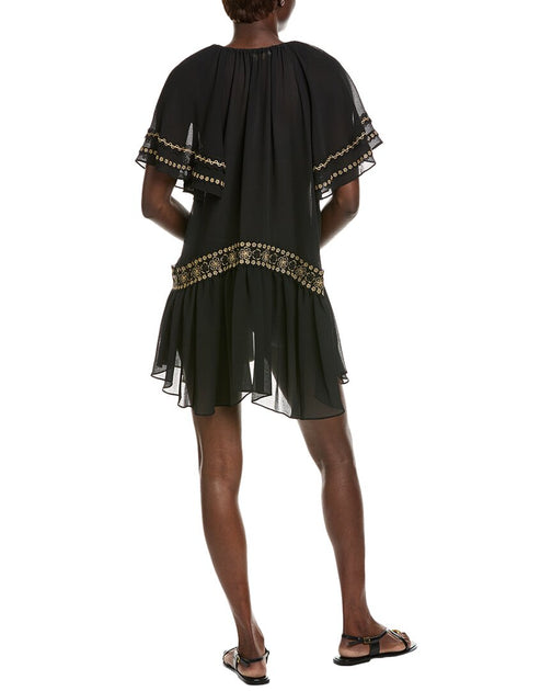 Ramy Brook Whitley Mini Dress Black Small 3