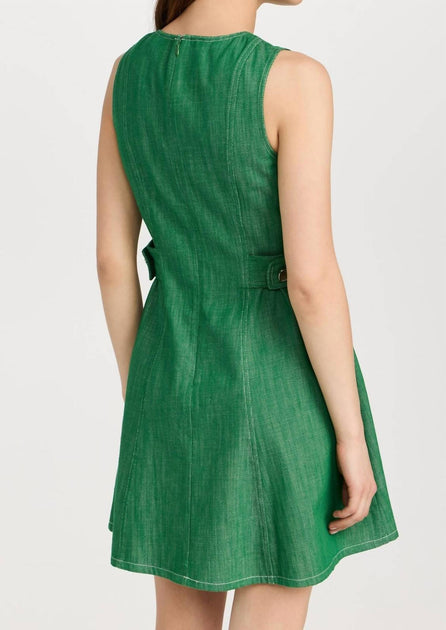 Shoshanna Samara Dress Green US 4 4
