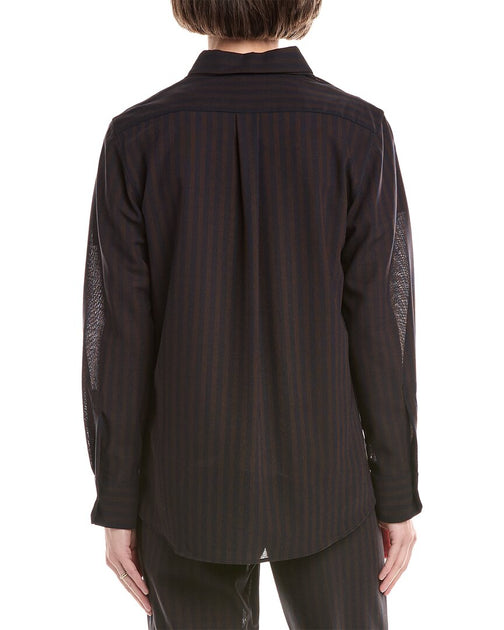 Akris Wool Blouse Black US 6 3