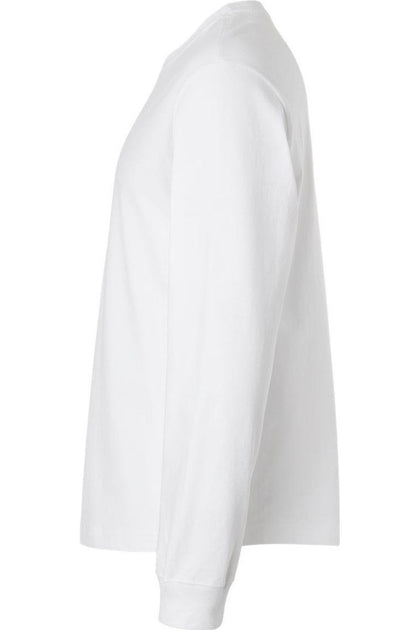 Bella + Canvas Heavyweight Long Sleeve Tee White Large 4