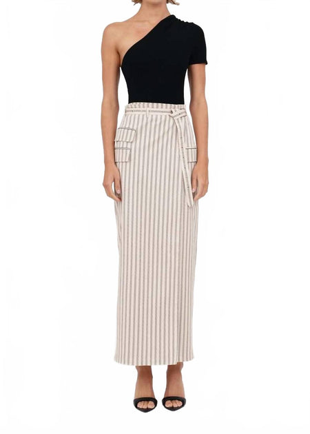 NONCHALANTLABEL Ula Maxi Skirt White XLarge 2